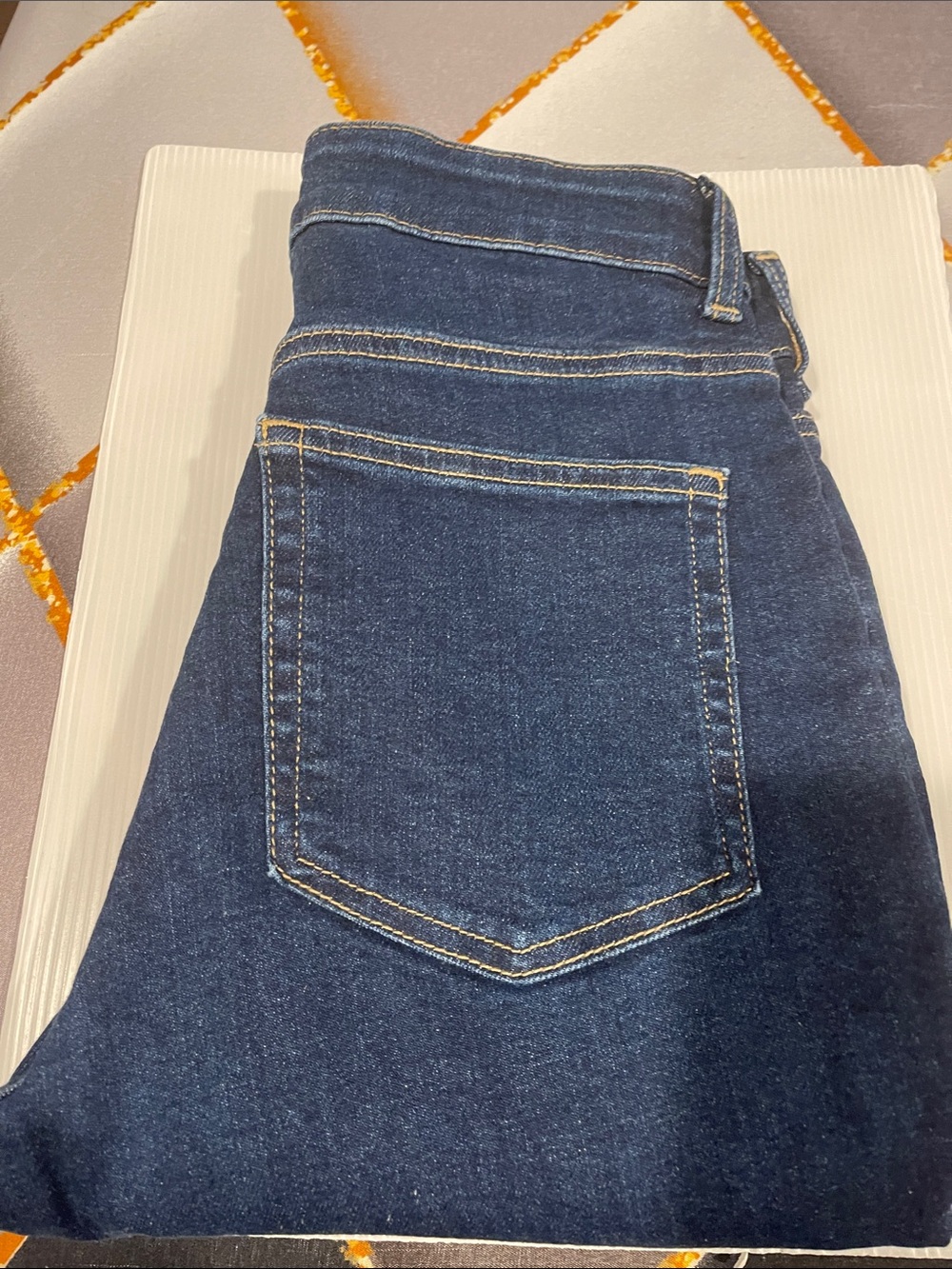 H&M Dark Blue Denim High-Rise Jeans - Picture 3 of 3